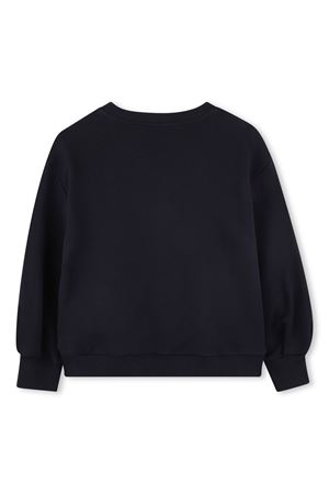 Navy blue organic cotton sweatshirt CHLOE' KIDS | C20481859